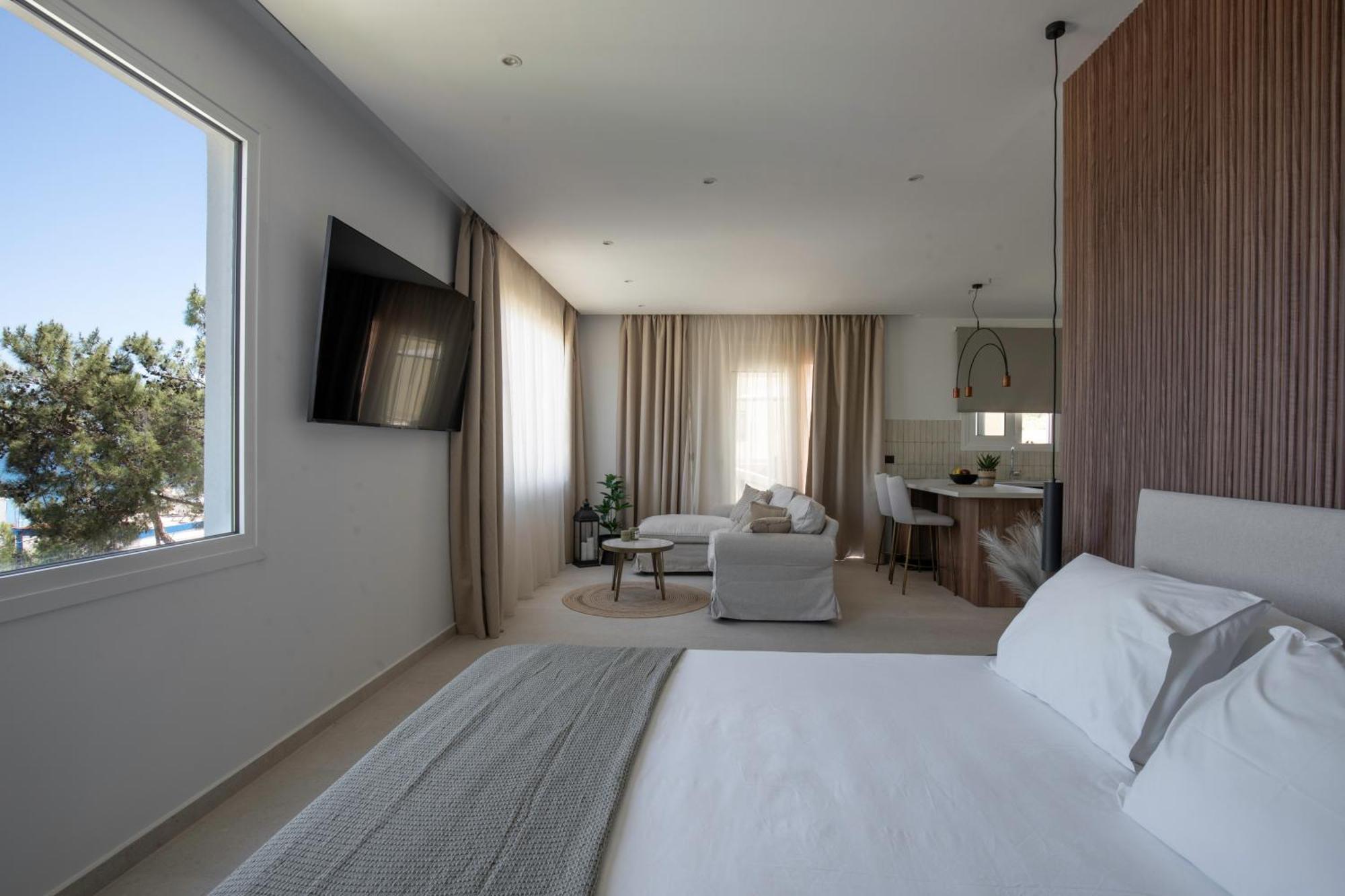 Theros Luxury Apartment อาร์คานเยโลส ภายนอก รูปภาพ